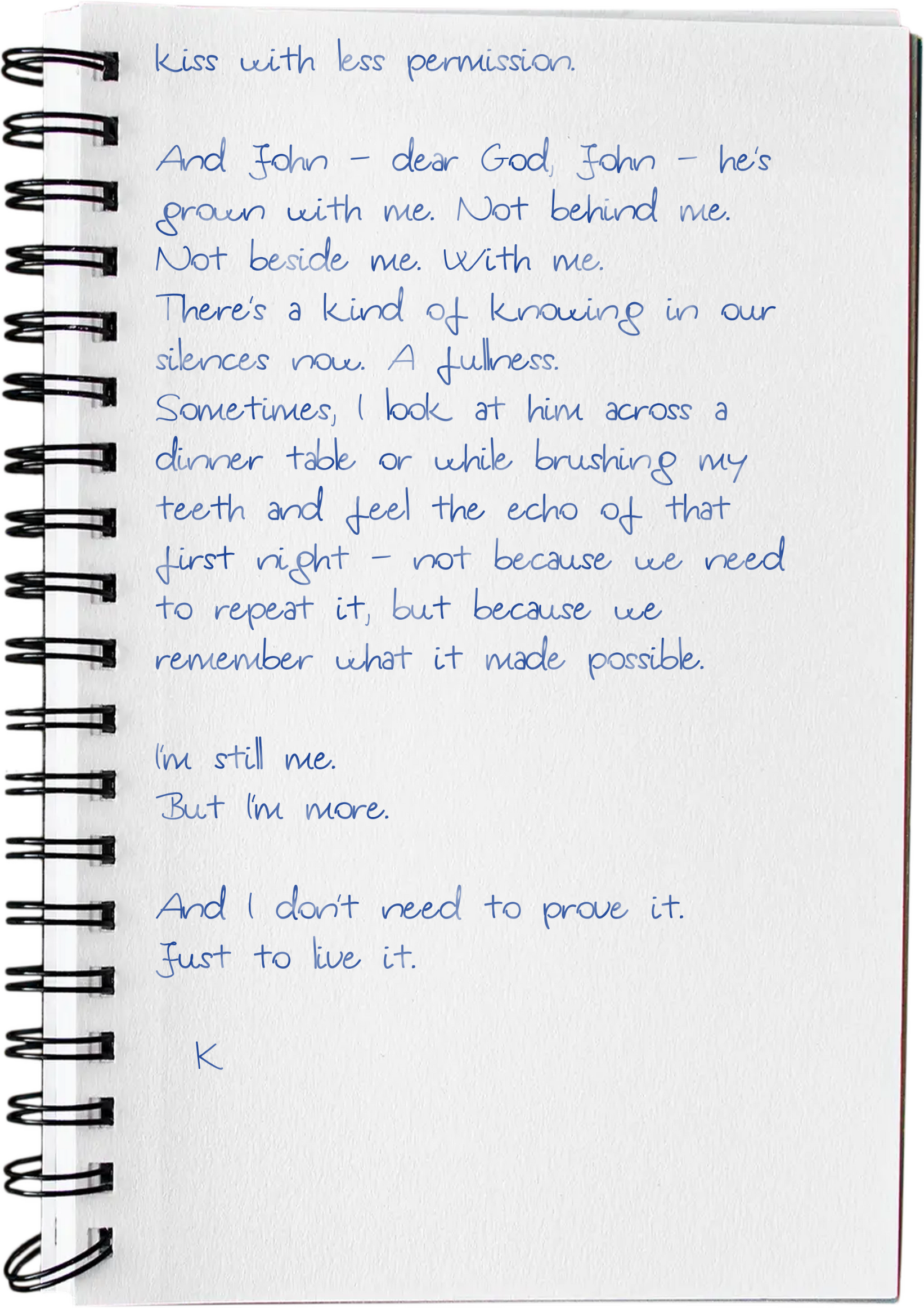 The First Yes A novel about quiet permission, shared freedom, and the echo of intimacy that lingers long after the lights go out.